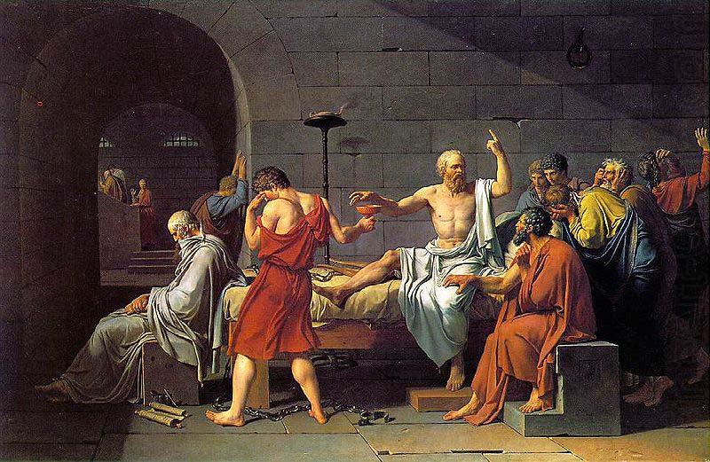 Jacques-Louis David The Death of Socrates china oil painting image